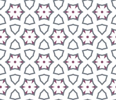 Tekrarlanan geometrik şekilli kusursuz desen, vektör illüstrasyonuName