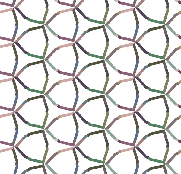Абстрактный Бесшовный Фон Иллюстрации Геометрических Шаблонов — стоковый вектор
