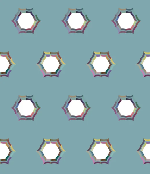 Abstrakte Hintergrundtextur im geometrischen ornamentalen Stil. nahtloses Design. — Stockvektor