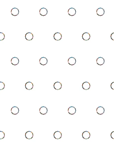 Nahtlose Muster Mit Geometrischen Formen Vektorillustration — Stockvektor