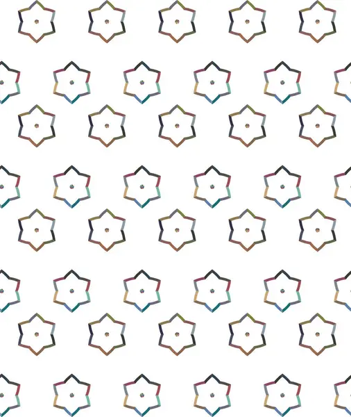 Padrão Ornamental Geométrico Sem Costura Resumo Contexto — Vetor de Stock