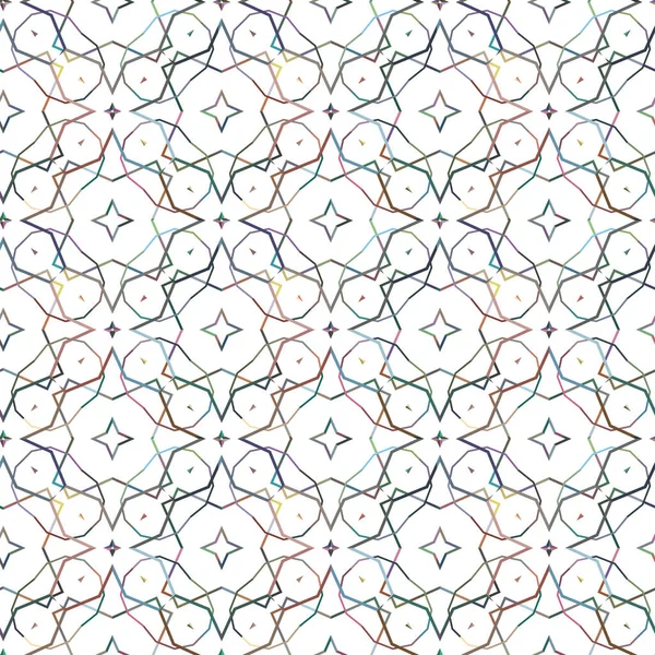 Patrón Ornamental Geométrico Sin Costuras Fondo Abstracto — Vector de stock