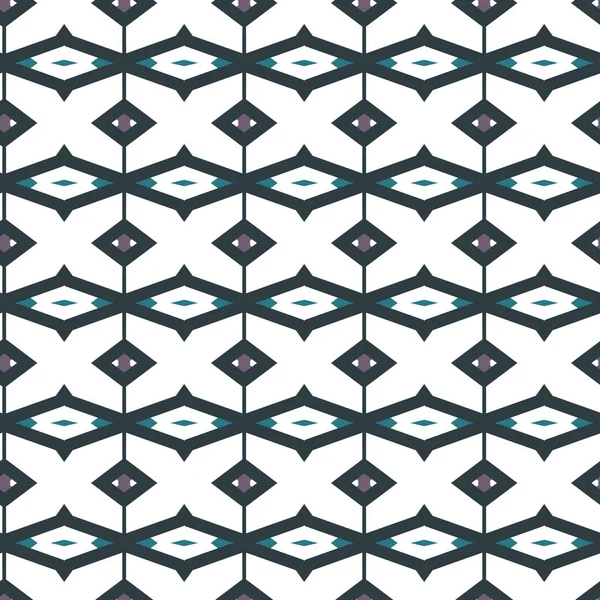 farklı geometrik şekillere sahip soyut, pürüzsüz desensiz vektör çizimi