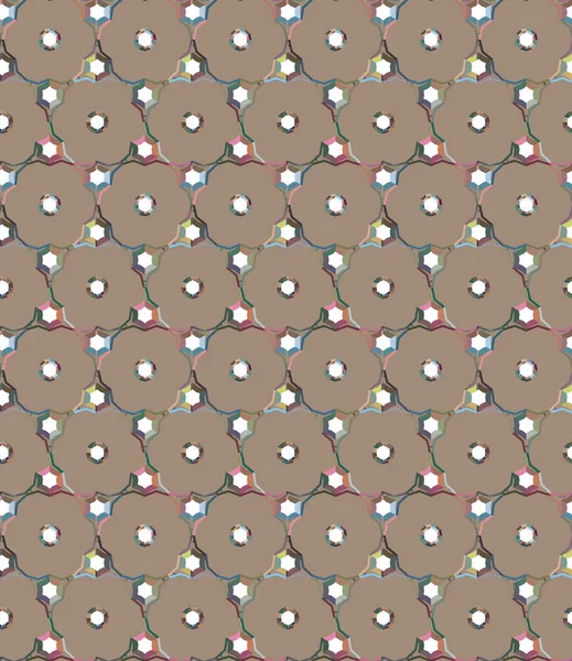 Motif Ornemental Géométrique Sans Couture Fond Abstrait — Image vectorielle