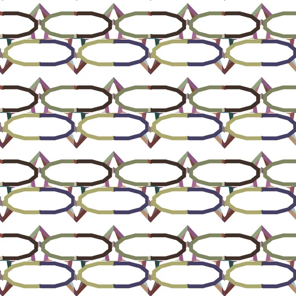 Astratto Senza Soluzione Continuità Modello Geometrico Illustrazione Sfondo — Vettoriale Stock