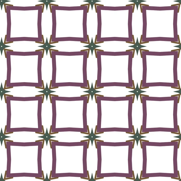 Płynny Wzór Geometrycznymi Powtarzającymi Się Kształtami Ilustracja Wektora — Wektor stockowy