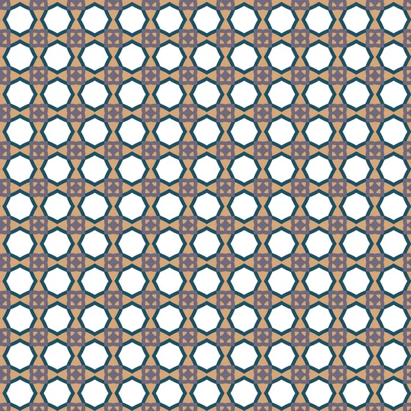 Motif Ornemental Géométrique Sans Couture Fond Abstrait — Image vectorielle