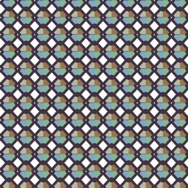 Tekrarlanan geometrik şekilli kusursuz desen, vektör illüstrasyonuName