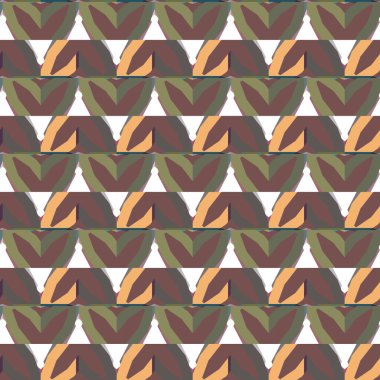 Geometrik şekilli kusursuz desen vektör çizimi