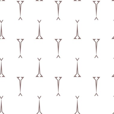 Geometrik şekilli kusursuz desen vektör çizimi