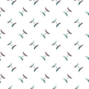 Geometrik şekilli kusursuz desen vektör çizimi