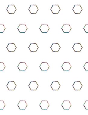 Geometrik şekilli kusursuz desen vektör çizimi 