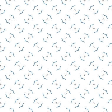 Soyut geometrik şekilli kusursuz desen