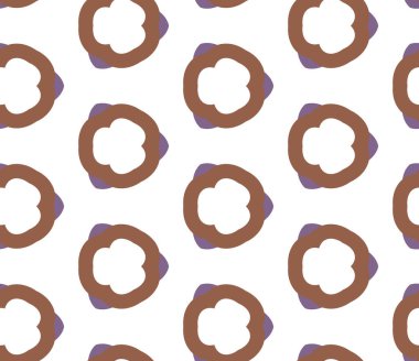 Geometrik şekilli kusursuz desen vektör çizimi