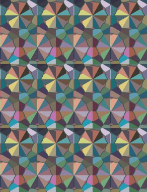 Tekrarlanan geometrik şekilli kusursuz desen, vektör illüstrasyonuName