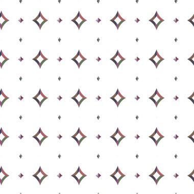 Geometrik şekilli kusursuz desen vektör çizimi