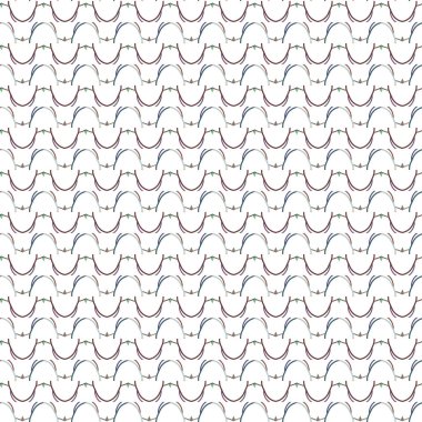 Geometrik şekilli kusursuz desen vektör çizimi