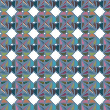 Tekrarlanan geometrik şekilli kusursuz desen, vektör illüstrasyonuName