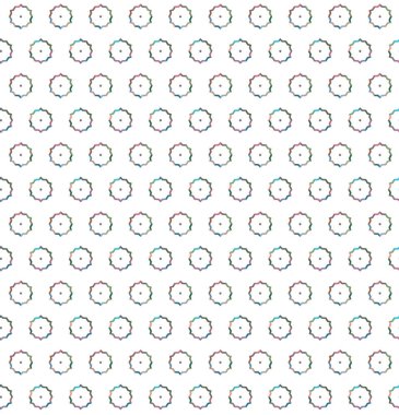 Geometrik şekilli kusursuz desen vektör çizimi