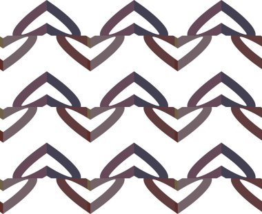 Geometrik şekilli kusursuz desen vektör çizimi