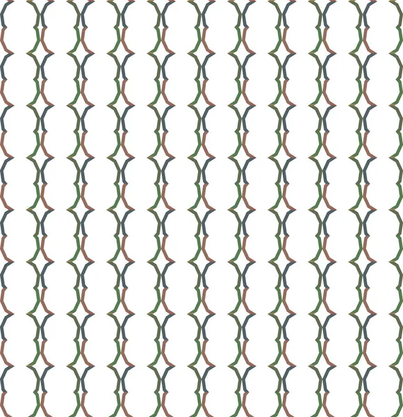 Padrão Sem Costura Com Formas Geométricas Ilustração Vetorial — Vetor de Stock