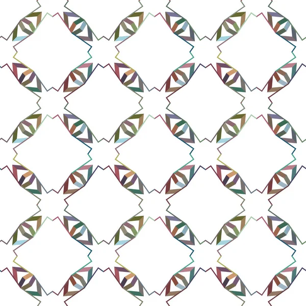 Kusursuz Geometrik Süs Deseni Soyut Arkaplan — Stok Vektör