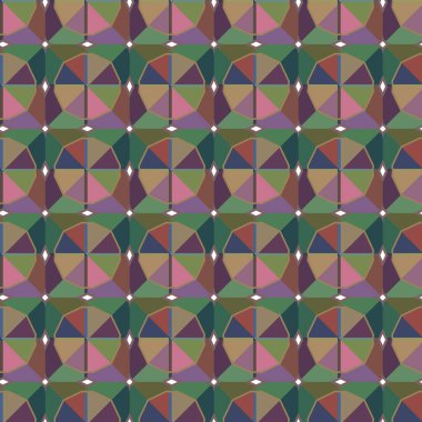 Tekrarlanan geometrik şekilli kusursuz desen, vektör illüstrasyonuName