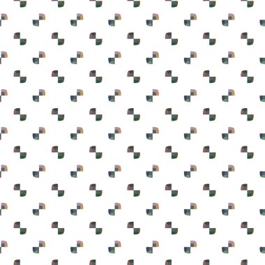 Geometrik şekilli kusursuz desen vektör çizimi