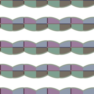 Soyut geometrik şekilli kusursuz desen