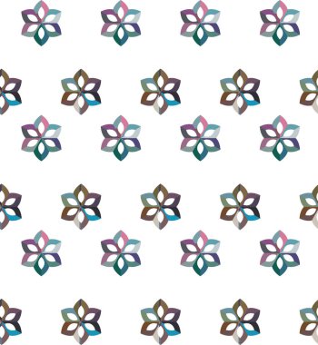 Tekrarlanan geometrik şekilli kusursuz desen, vektör illüstrasyonuName