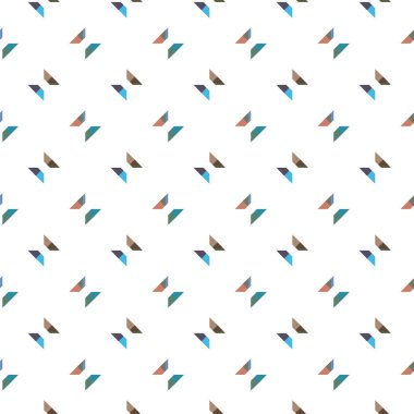 farklı geometrik şekillere sahip soyut, pürüzsüz desensiz vektör çizimi