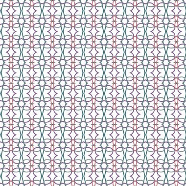 Geometrik şekilli kusursuz desen vektör çizimi