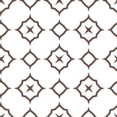 Geometrik şekilli kusursuz desen vektör çizimi