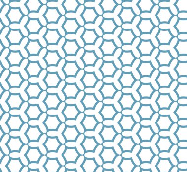 farklı geometrik şekillere sahip soyut, pürüzsüz desensiz vektör çizimi