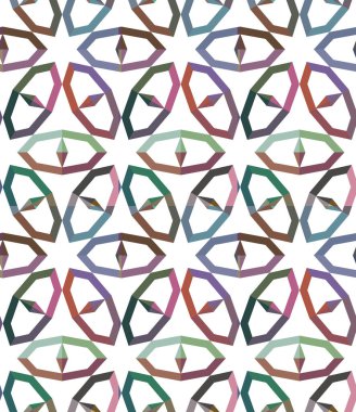 soyut dikişsiz geometrik desen resimleme arkaplanı