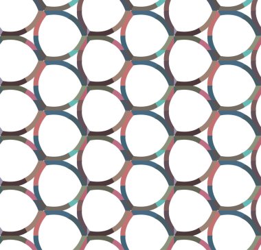 Soyut geometrik şekilli kusursuz desen