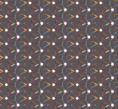 Soyut geometrik şekilli kusursuz desen