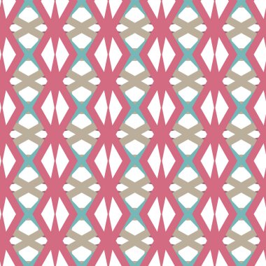 Geometrik şekilli kusursuz desen vektör çizimi