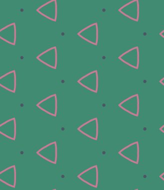 Tekrarlanan geometrik şekilli kusursuz desen, vektör illüstrasyonuName