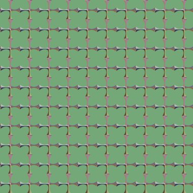 Tekrarlanan geometrik şekilli kusursuz desen, vektör illüstrasyonuName