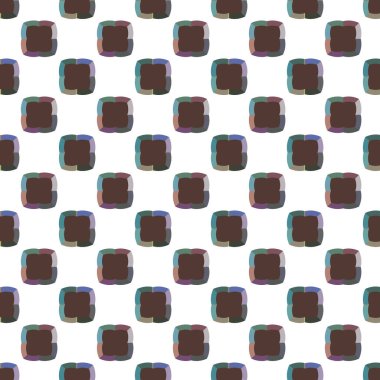 Geometrik şekilli kusursuz desen vektör çizimi