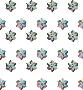 Tekrarlanan geometrik şekilli kusursuz desen, vektör illüstrasyonuName