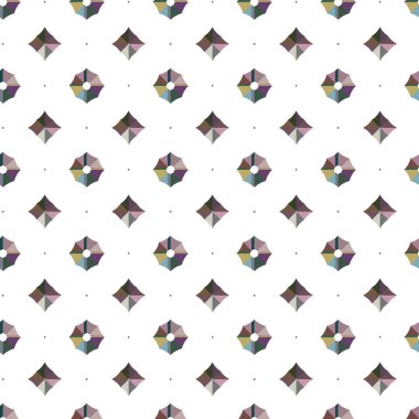 Tekrarlanan geometrik şekilli kusursuz desen, vektör illüstrasyonuName