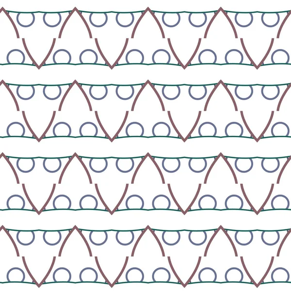 Абстрактный Бесшовный Фон Иллюстрации Геометрических Шаблонов — стоковый вектор