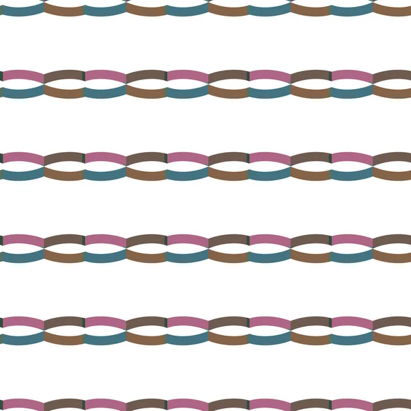 Nahtlose Muster Mit Geometrischen Formen Vektorillustration — Stockvektor