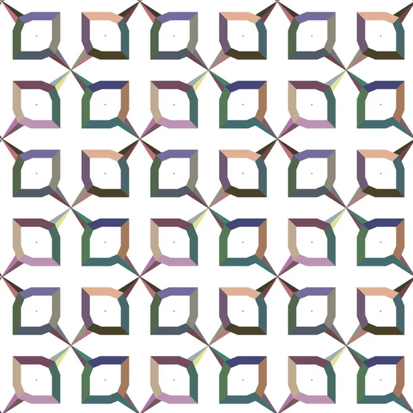 Patrón Ornamental Geométrico Sin Costuras Fondo Abstracto — Archivo Imágenes Vectoriales