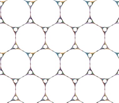 Geometrik şekilli kusursuz desen vektör çizimi