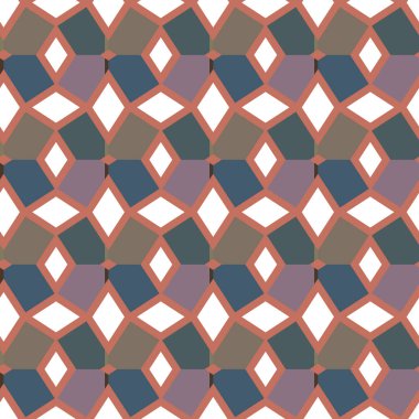 Kusursuz şablon, soyut duvar kağıdı, vektör illüstrasyonu 