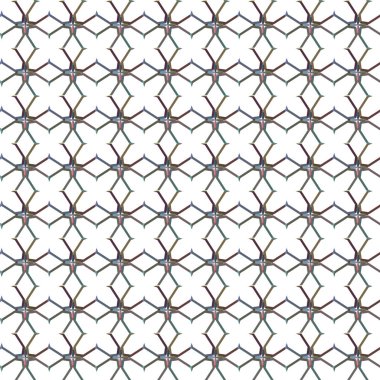 Soyut geometrik şekilli kusursuz desen