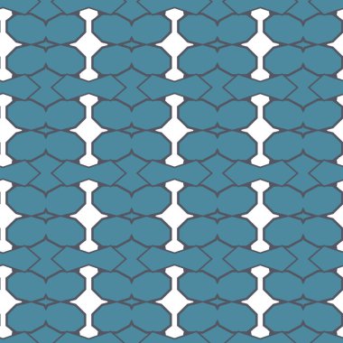 Geometrik şekilli kusursuz desen vektör çizimi